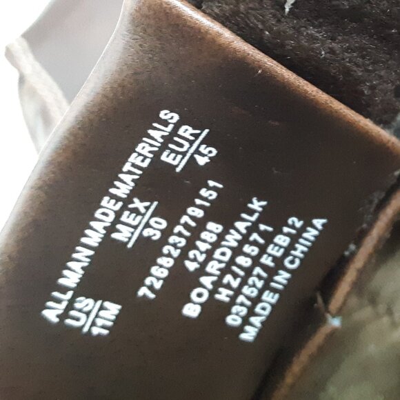 GBX Fisherman/Boat Men's Shoes size 11M Faux Leather - Picture 7 of 12